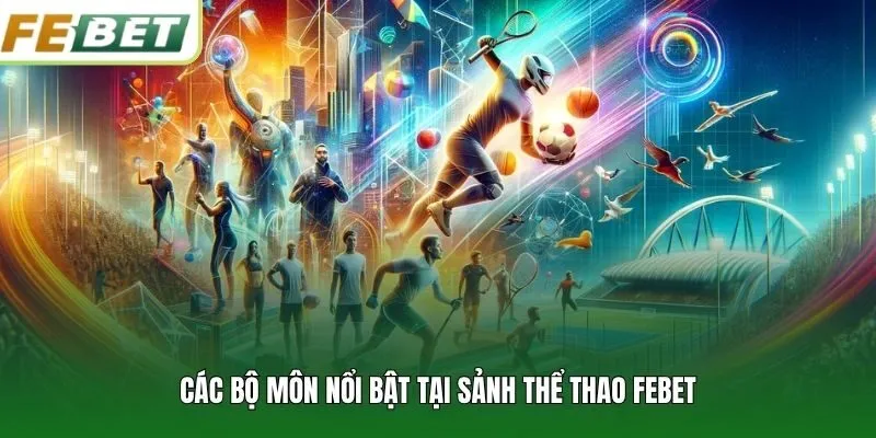 Các bộ môn nổi bật tại sảnh thể thao FEBET