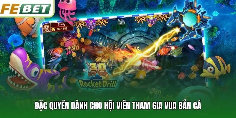 Đặc quyền dành cho hội viên tham gia Vua Bắn Cá