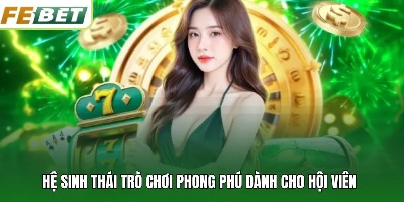 Hệ sinh thái trò chơi phong phú dành cho hội viên