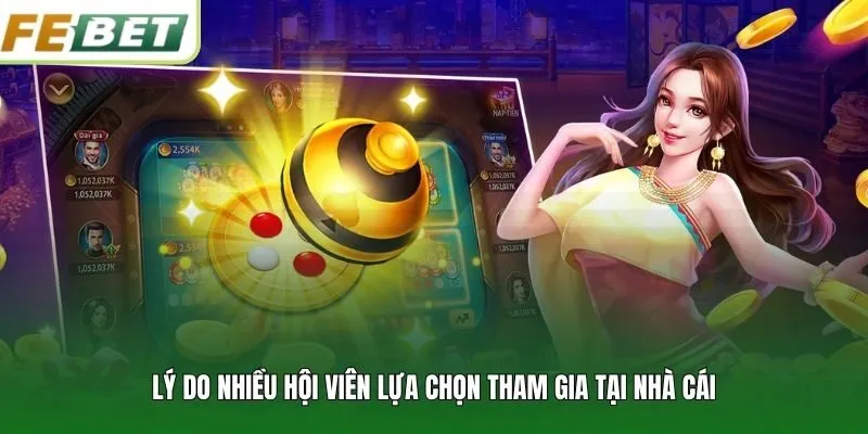 Lý do nhiều hội viên lựa chọn tham gia tại nhà cái