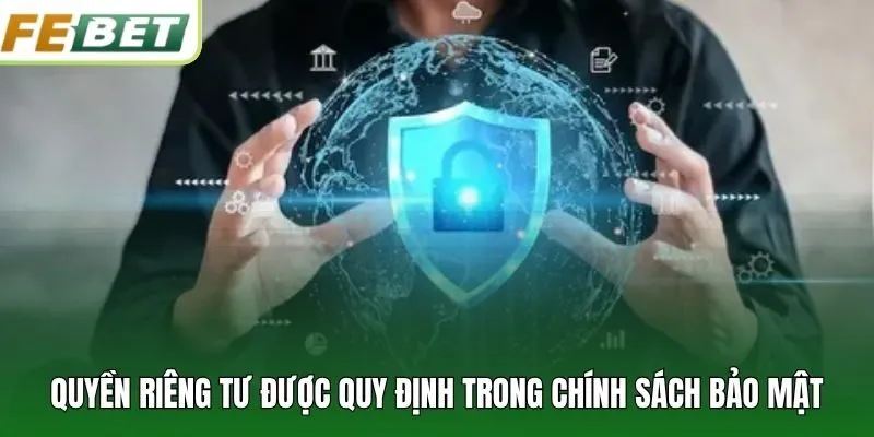 Quyền riêng tư được quy định trong chính sách bảo mật