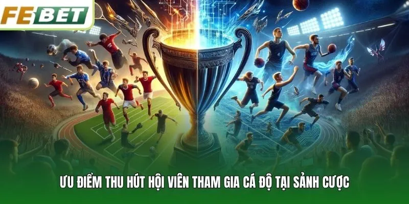 Ưu điểm thu hút hội viên tham gia cá độ tại sảnh cược